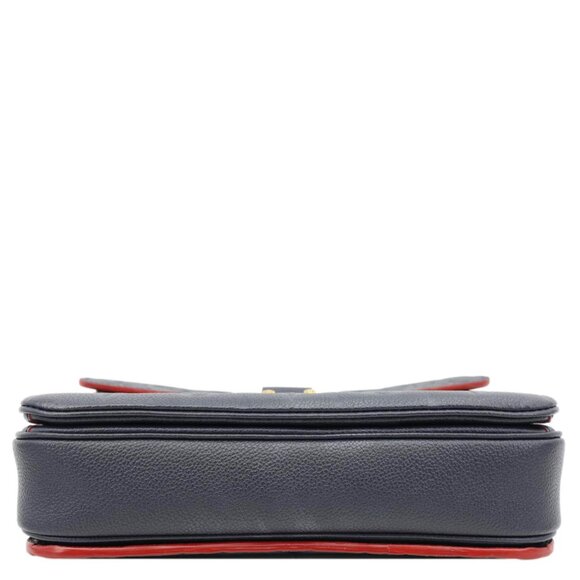 Louis Vuitton  Metis Pochette Empreinte Leather Crossbody Bag Navy Blue - Picture 10 of 14